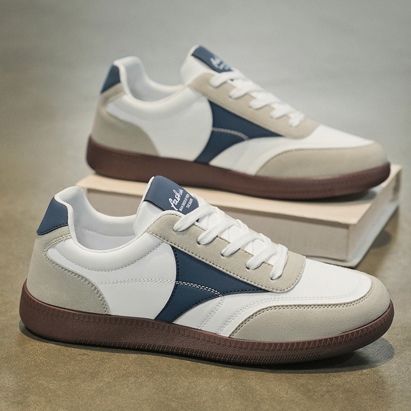 Klassische Retro-Sneaker für Herren im Colorblock-Design mit Schnürung
