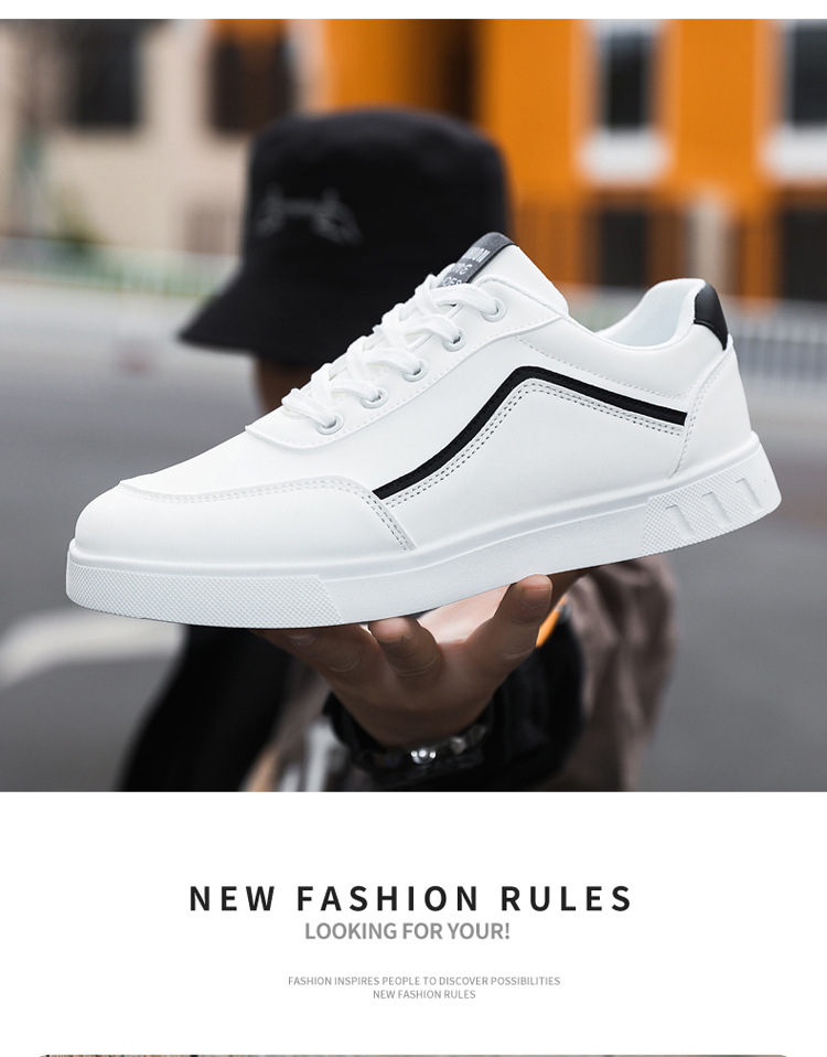 Men's Colorblock Lace-Up Casual Shoes detail 3