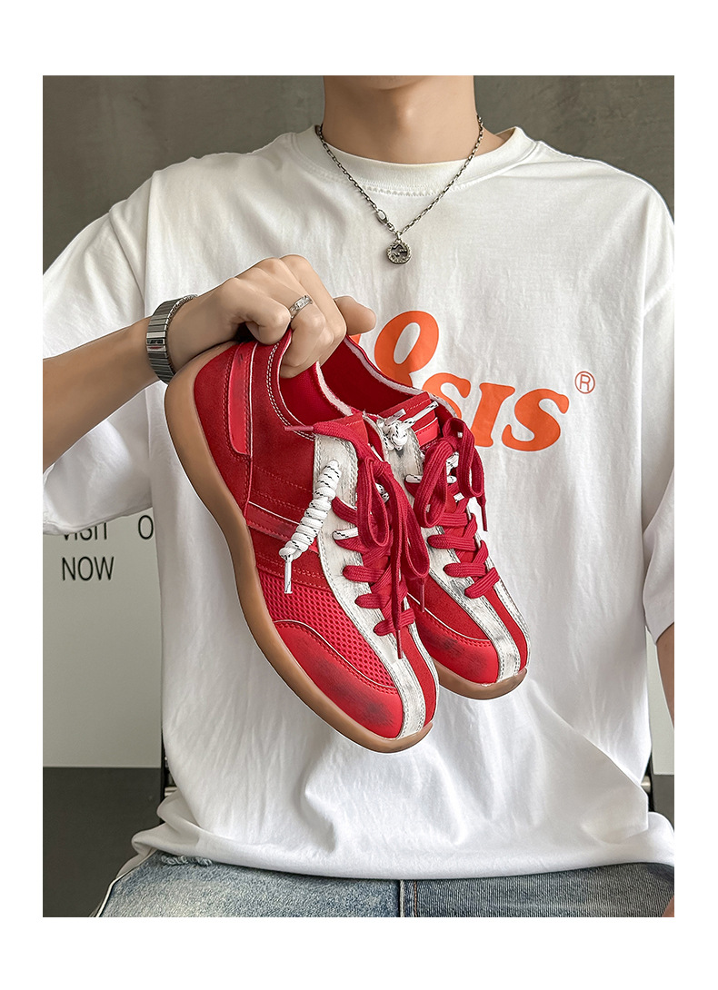 Atmungsaktive Freizeitschuhe für Herren mit Schnürung & Colorblocking detail 5