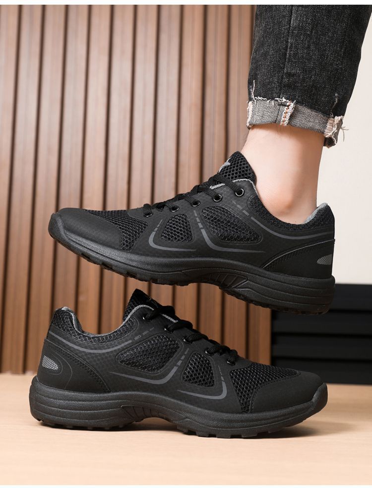 Men's Breathable Cushioned Lace-Up Athletic Shoes detail 9