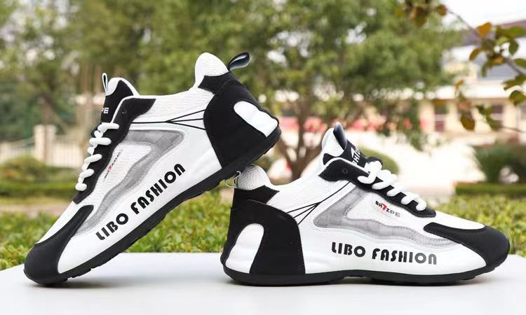 Men's Breathable Mesh Lace-Up Athletic Shoes detail 7