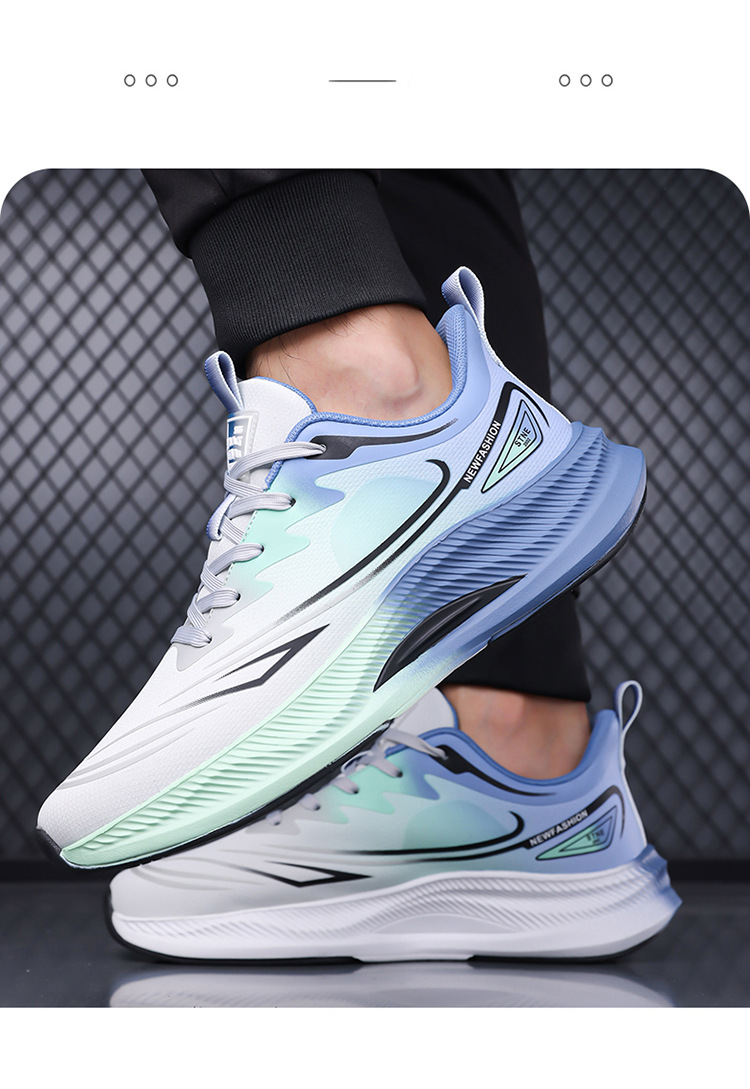 Atmungsaktive gedämpfte Herren-Laufschuhe detail 4
