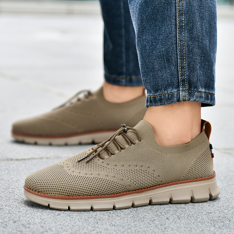 Leichte, atmungsaktive Strick-Freizeitschuhe für Herren 2