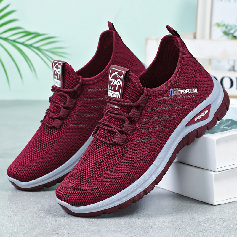 Women's Breathable Knit Lightweight Casual Sneakers 4
