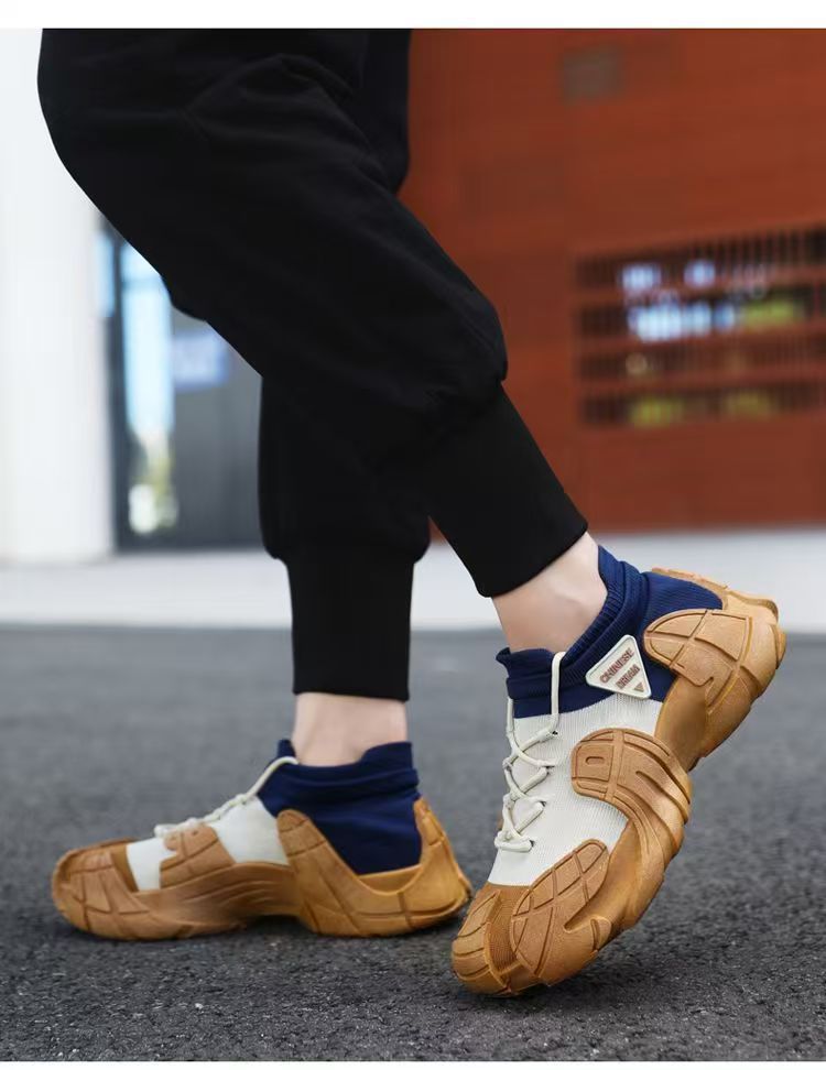 Chaussures casual plateforme unisexe en maille respirante detail 19