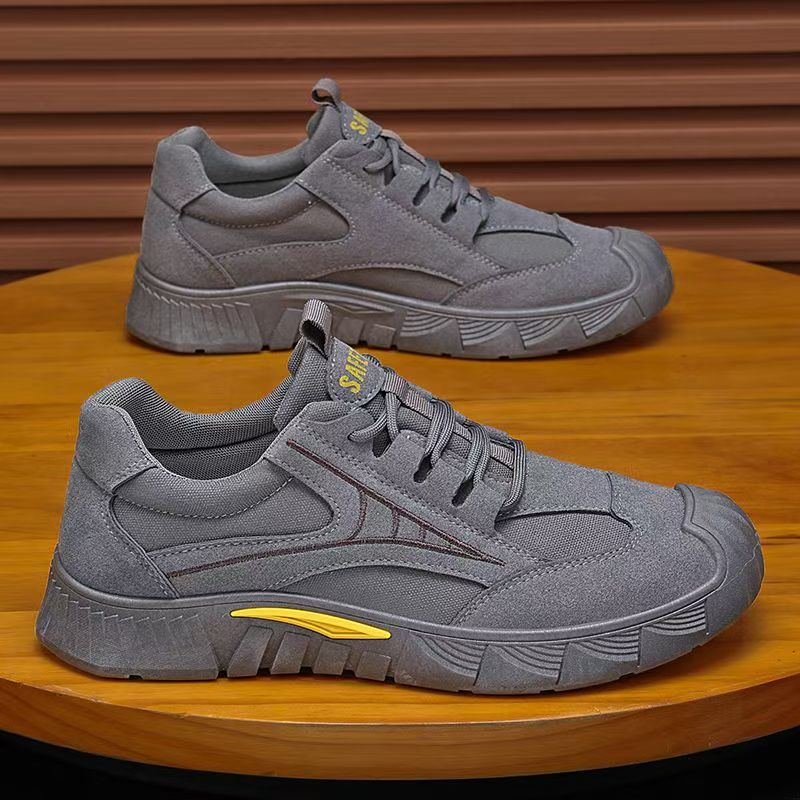 Men's Breathable Lace-Up Casual Shoes detail 6