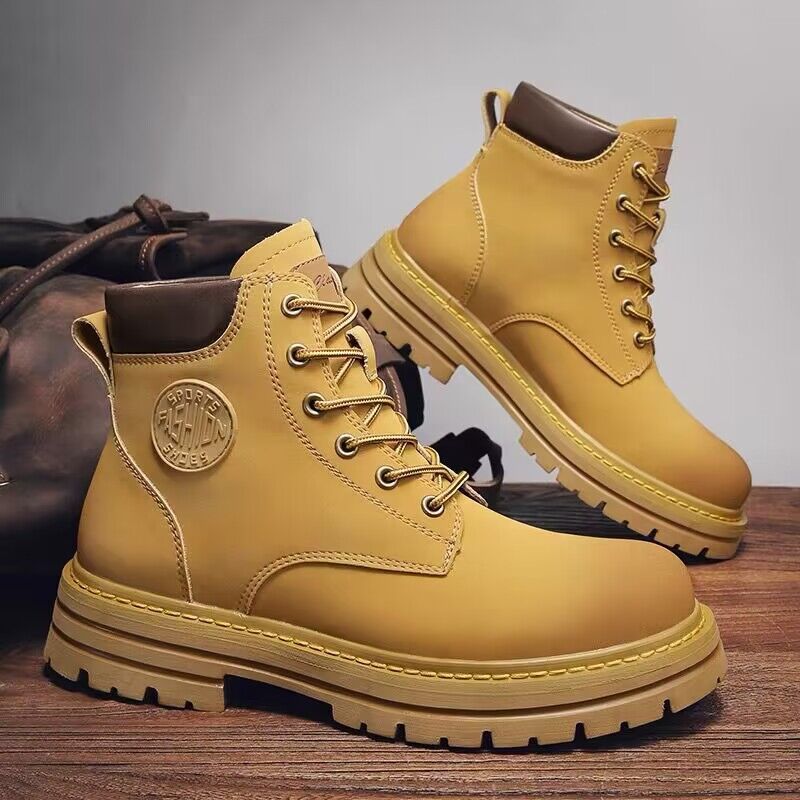 Rutschfeste Schnür-Stiefeletten für Herren für Outdoor-Aktivitäten 4