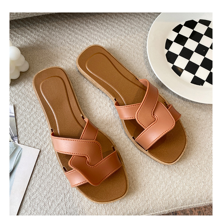 Leichte flache Pantoletten für Damen – Bequeme Sandalen detail 5