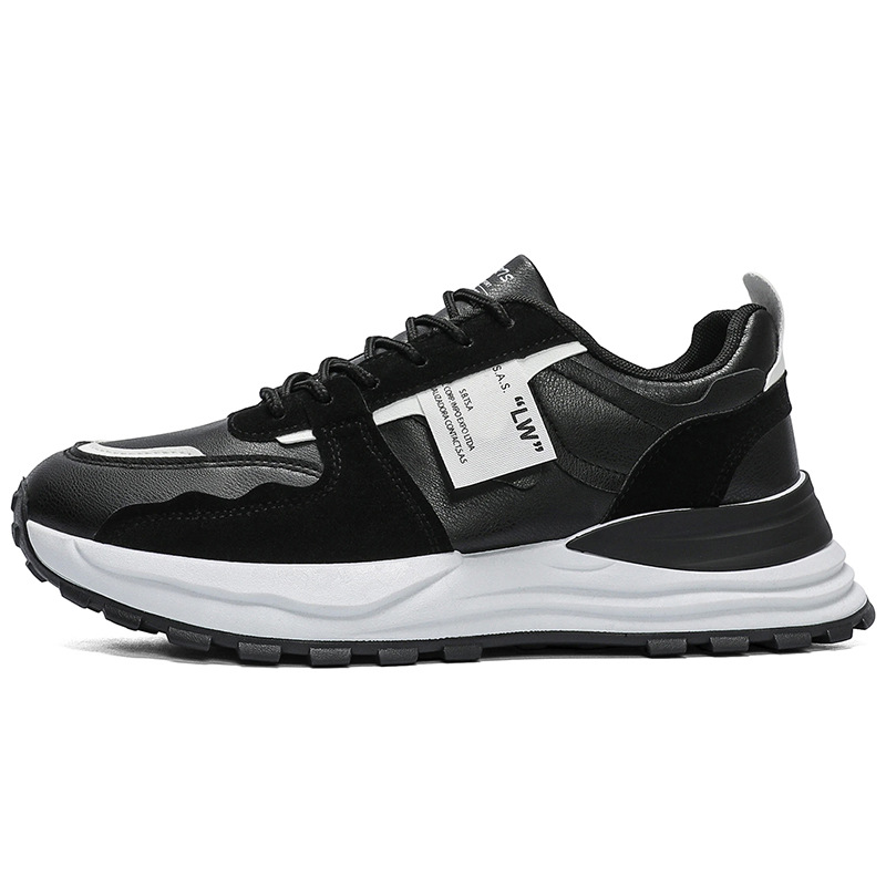Schnürbare Freizeitschuhe im Colorblock-Design mit Plateausohle für Herren 6