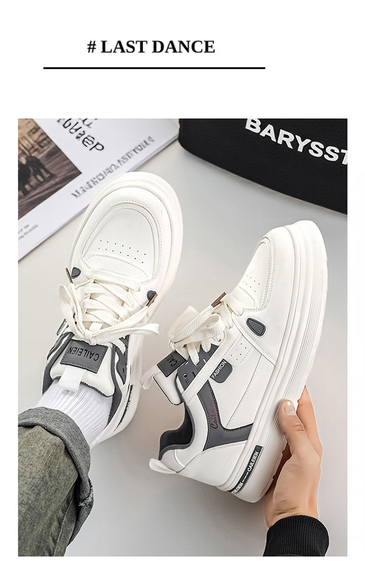 Chaussures casual pour homme à plateforme et semelle amortissante detail 7