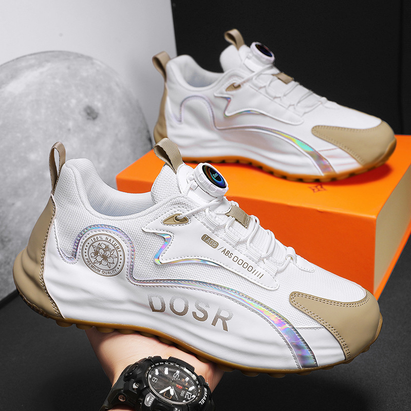Ademende herensneakers met colorblock en draaisluiting 2