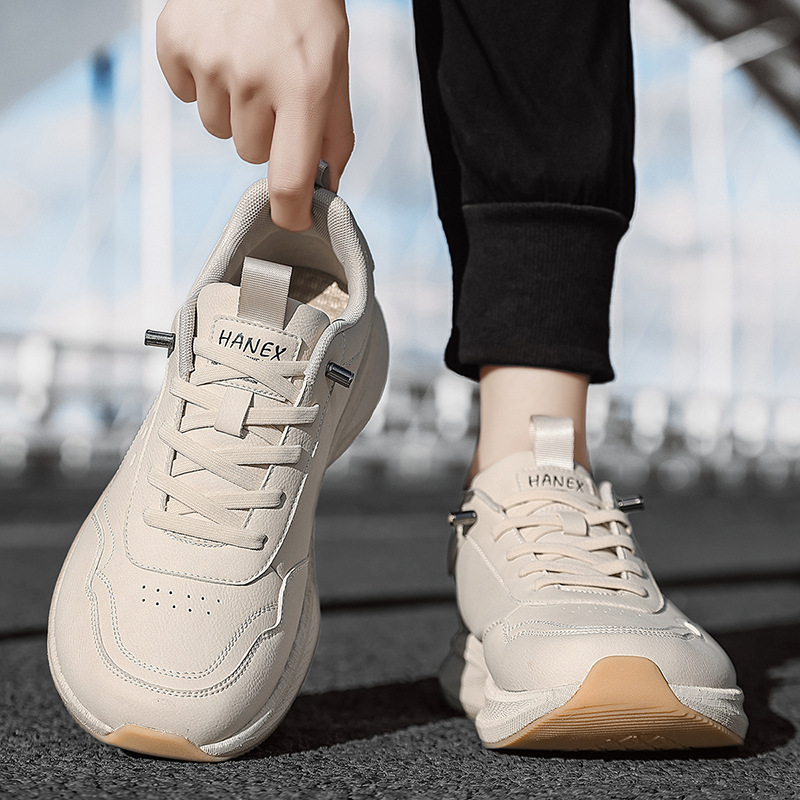 Chaussures casual à plateforme et lacets pour homme avec amorti 3