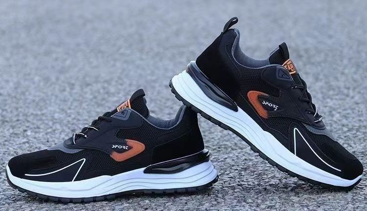 Atmungsaktive gedämpfte Sportschuhe für Herren aus Mesh detail 3