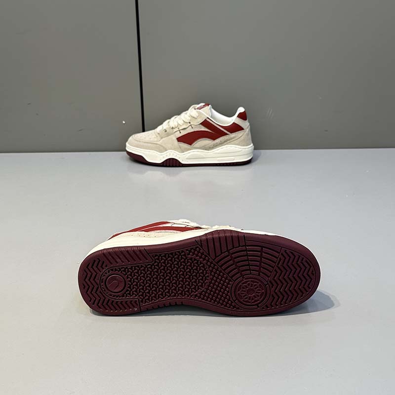 Zapatillas de skate unisex de ante con cordones y diseño color block detail 6