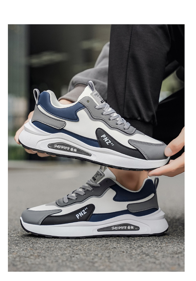 Freizeitschuhe für Herren mit Colorblocking & gepolsterter Plateausohle detail 5