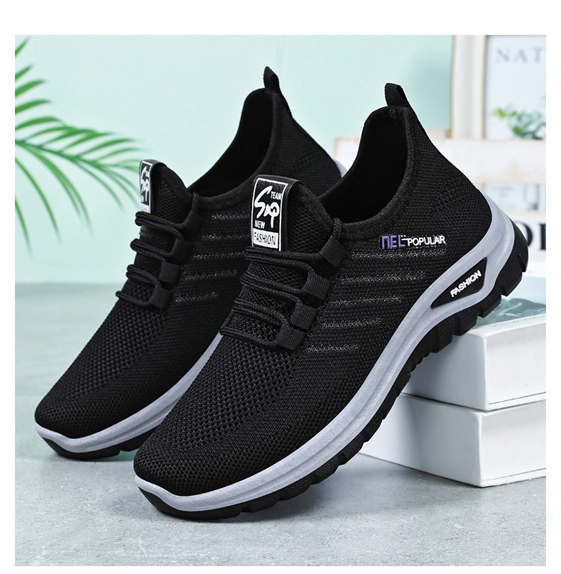 Women's Breathable Knit Lightweight Casual Sneakers detail 4