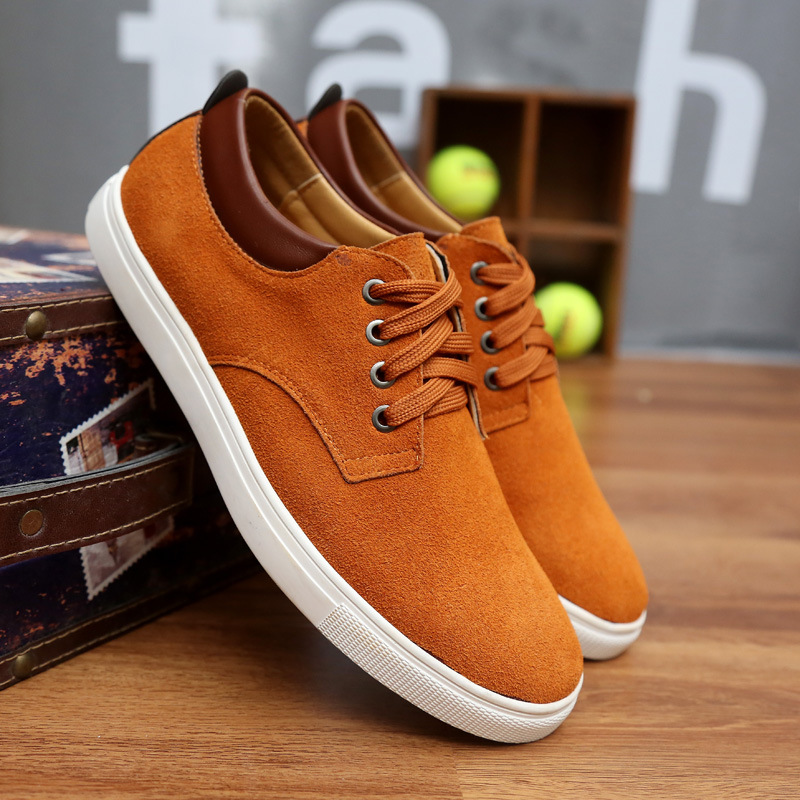 Rauleder-Schnürschuhe für Herren – Rutschfeste Freizeitschuhe 4