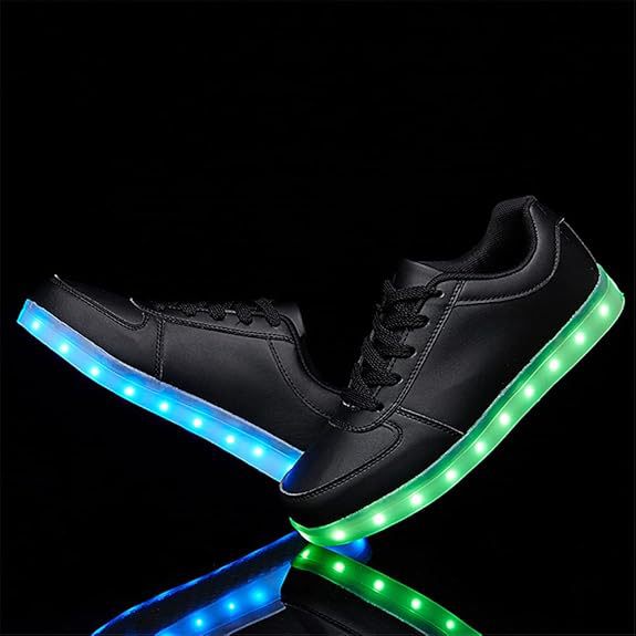 Unisex Schnür-Freizeitschuhe aus PU-Leder mit rutschfester Sohle 3