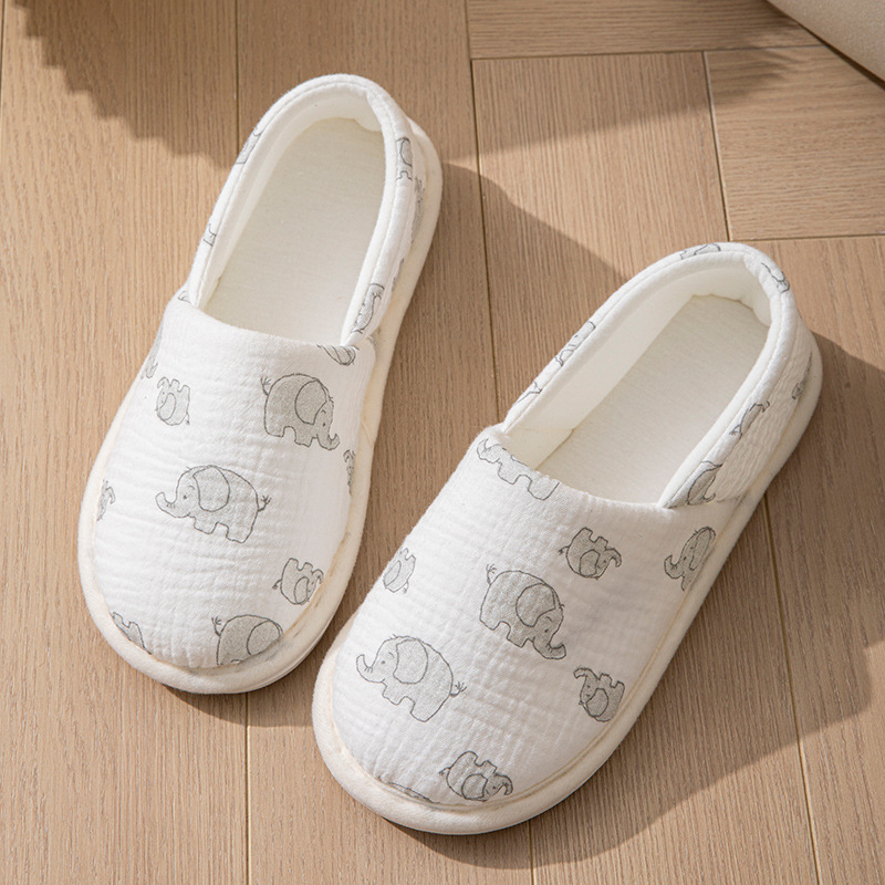 Women's Soft Breathable Cotton Slip-On Slippers 4