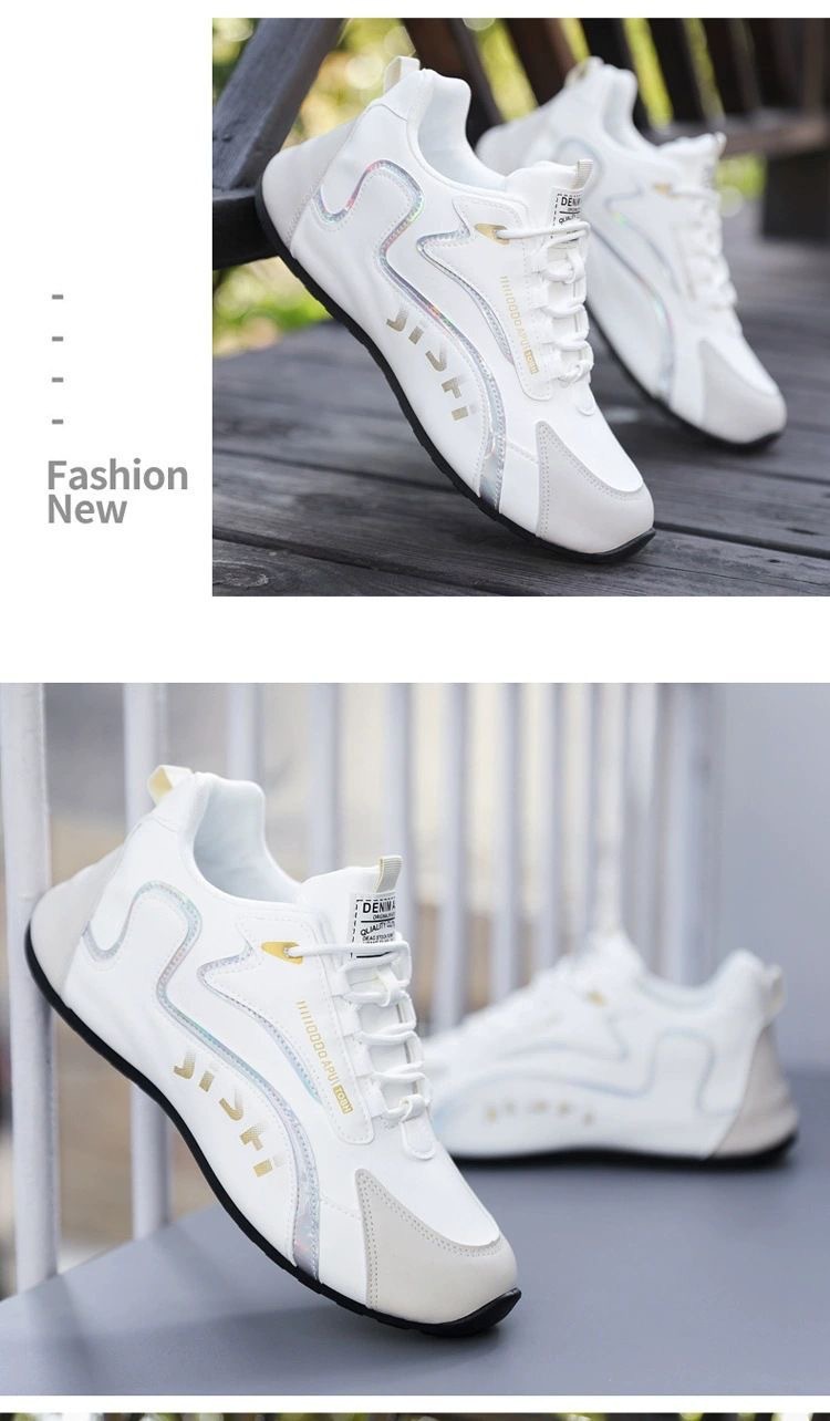 Chaussures casual pour homme à lacets respirantes style color-block detail 6