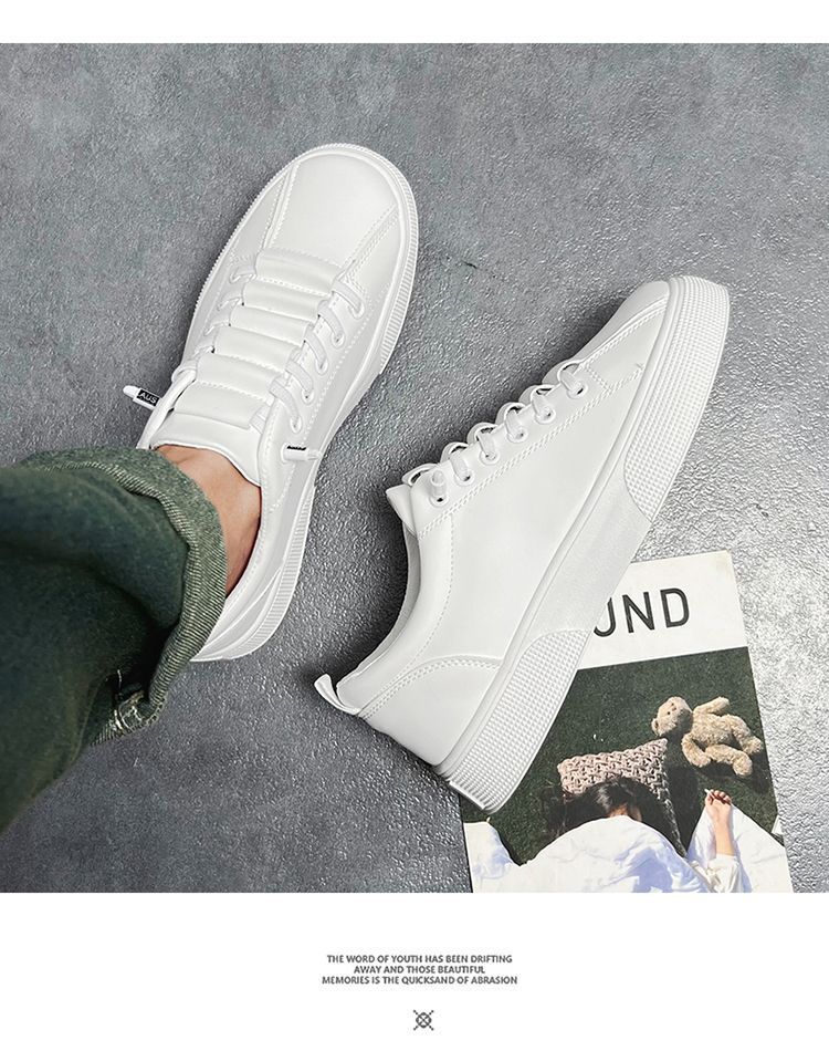 Herren Freizeitschuhe aus Leder zum Schnüren detail 8