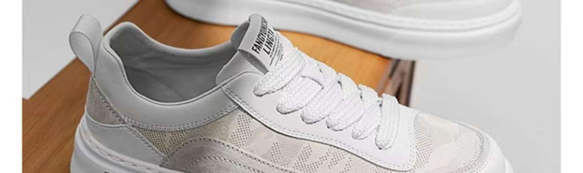 Scarpe casual da uomo stringate e traspiranti con plateau detail 19
