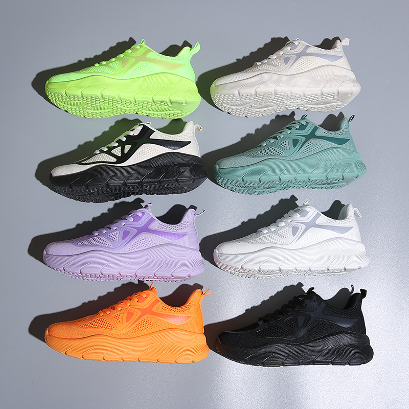 Unisex Breathable Mesh Cushioned Running Shoes 2