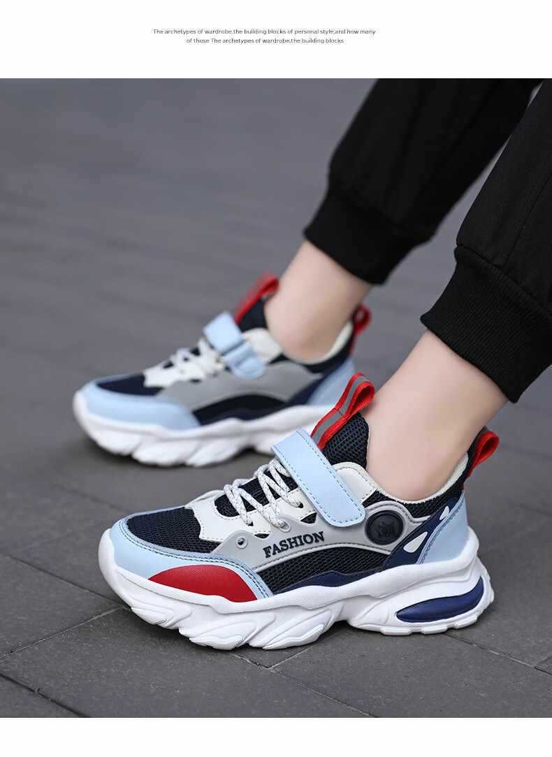Atmungsaktive gedämpfte Laufschuhe für Kinder aus Mesh detail 6