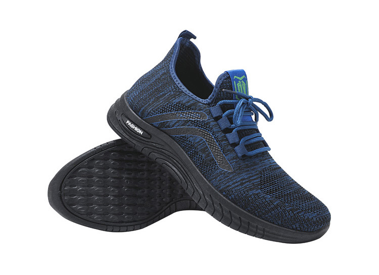 Lichte ademende gebreide hardloopschoenen voor heren detail 17