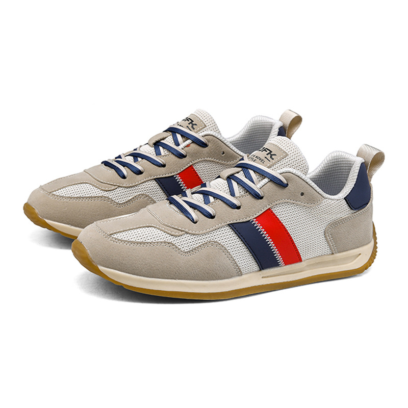 Baskets casual respirantes en mesh à blocs de couleur pour homme 5