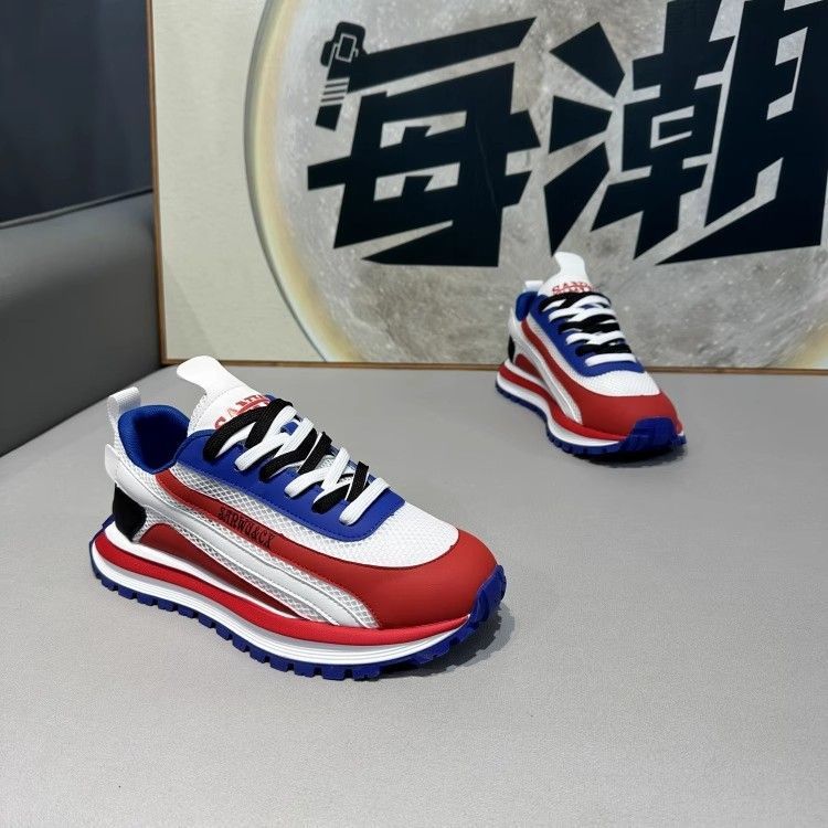 Unisex Breathable Mesh Colorblock Sneakers detail 10