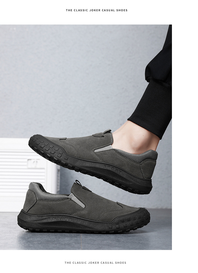 Rutschfeste Herren-Freizeitschuhe zum Hineinschlüpfen detail 6