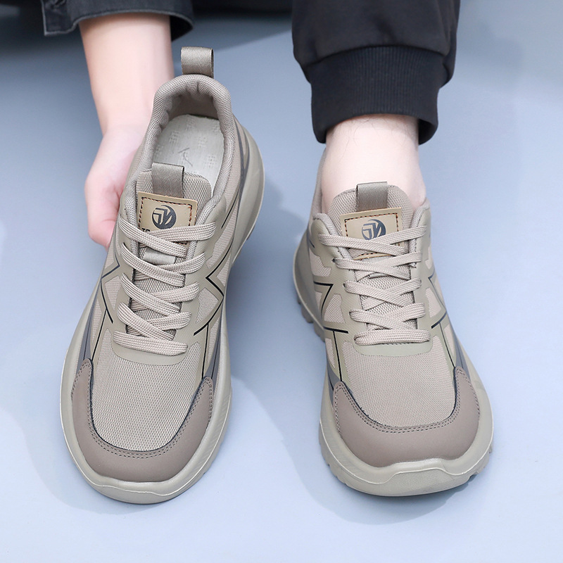Atmungsaktive, gedämpfte Plateau-Sneaker für Herren 3