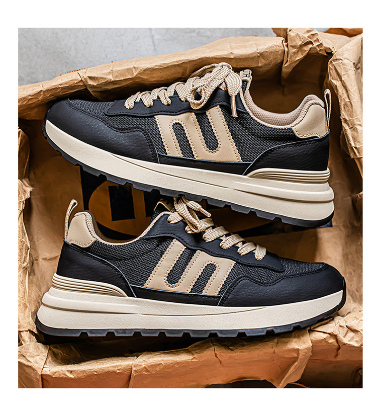 Zapatillas de deporte casuales transpirables de hombre con cordones detail 14