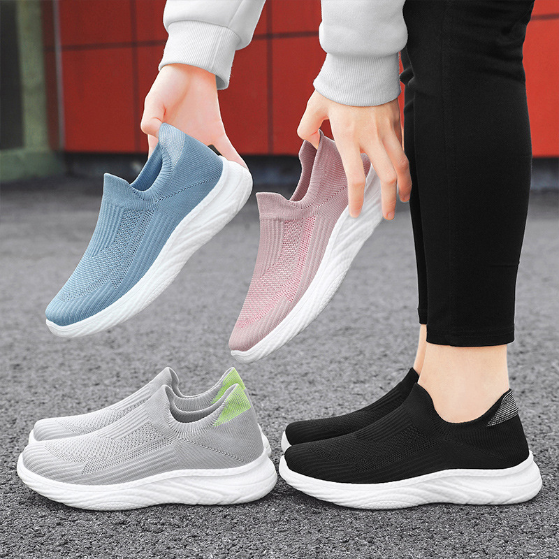 Ademende lichte instap casual schoenen voor dames 4
