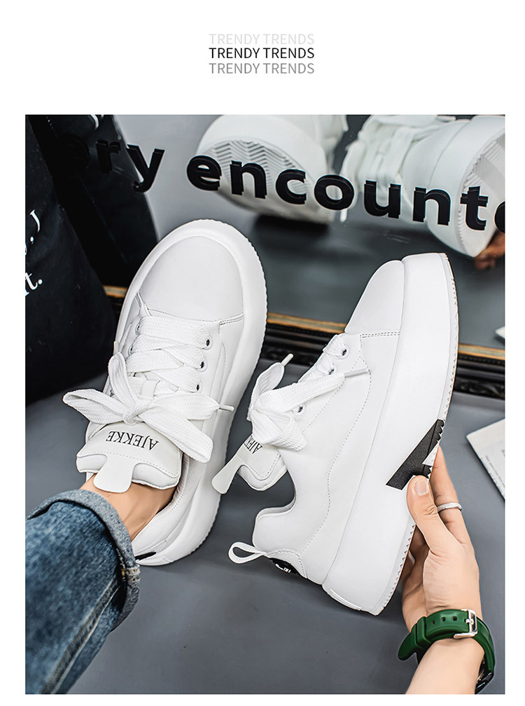 Chaussures casual unisexes à plateforme et lacets style chunky detail 6