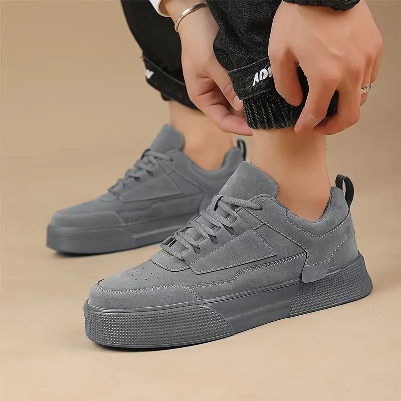 Chaussures casual unies à lacets et antidérapantes pour hommes detail 13