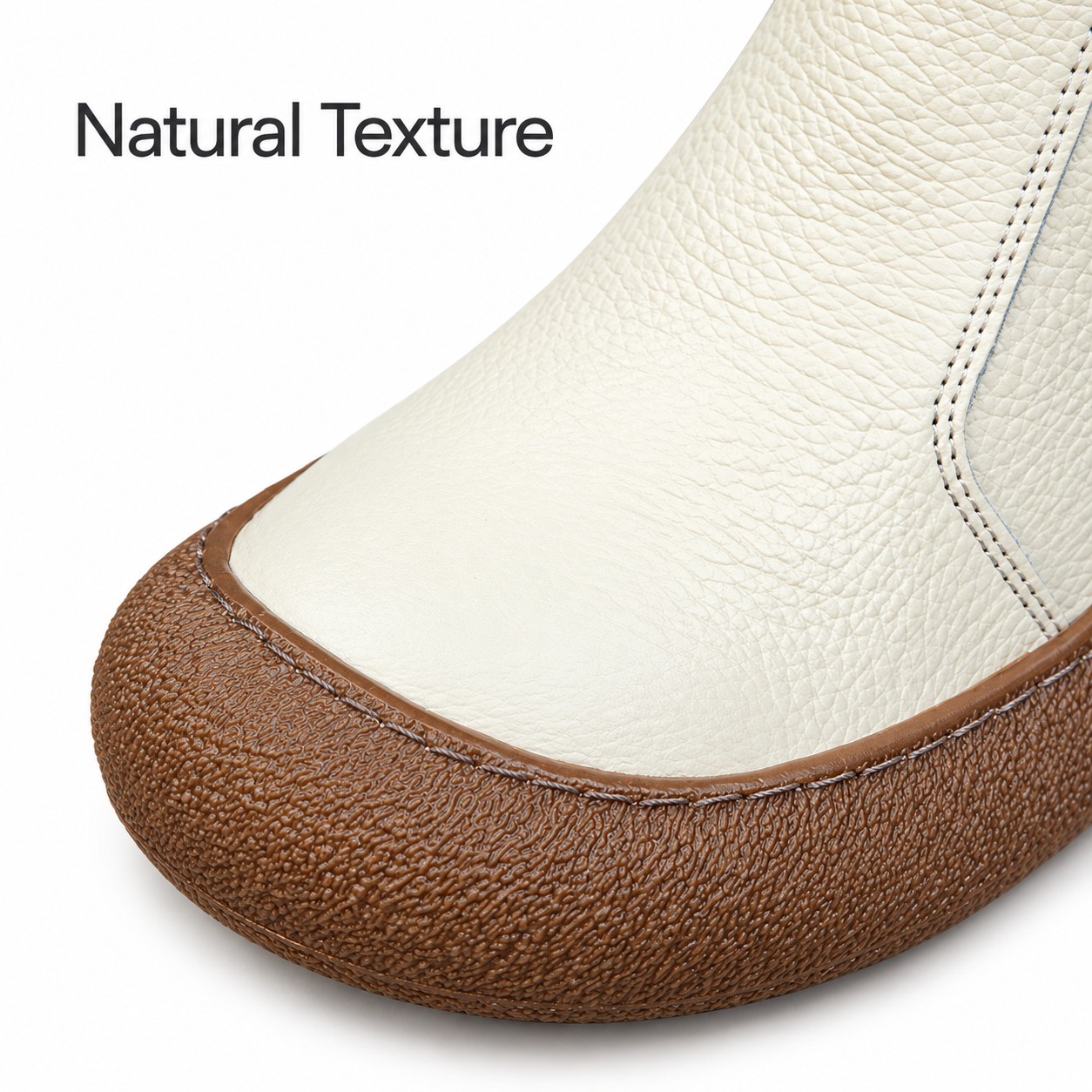 Women's Full-Grain Leather Side-Zip Ankle Boots detail 1
