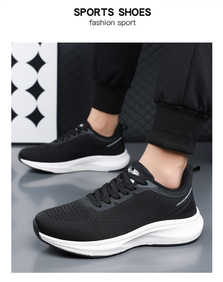 Lichte en ademende mesh hardloopschoenen voor heren detail 10