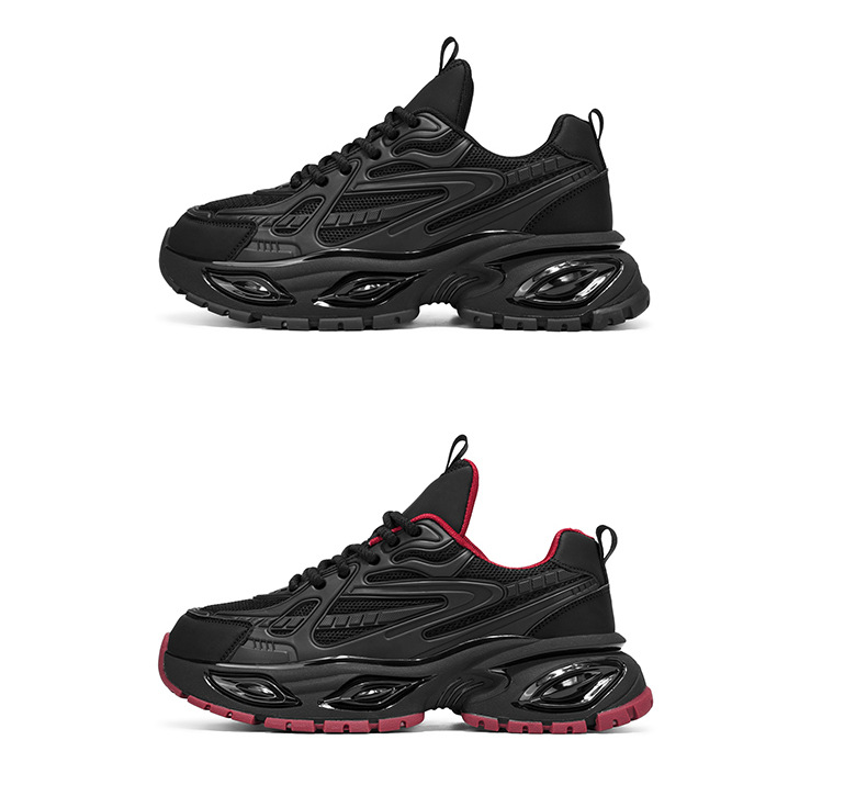 Atmungsaktive Plateau-Sneaker für Herren mit Mesh und Dämpfung detail 2