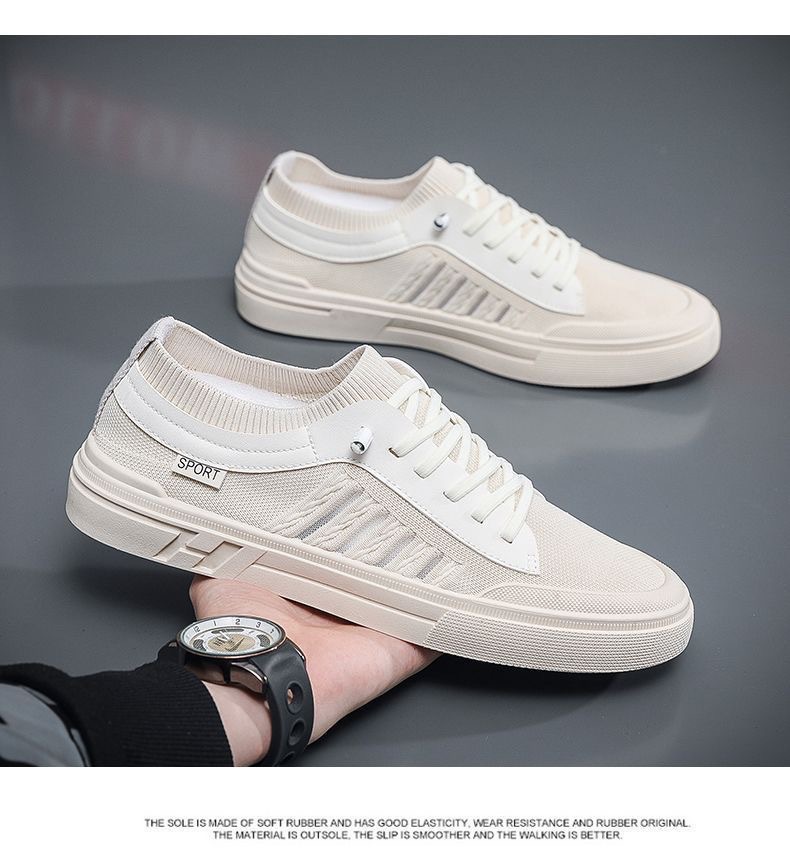 Men's Breathable Lightweight Lace-Up Casual Shoes detail 3
