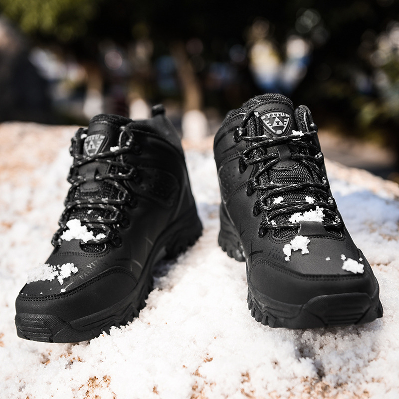 Rutschfeste Schnür-Wanderstiefel für Herren detail 16