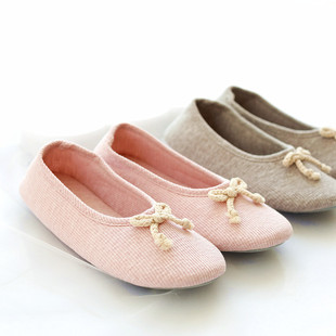 Pantuflas de casa para mujer en suave algodón transpirable slip-on detail 9