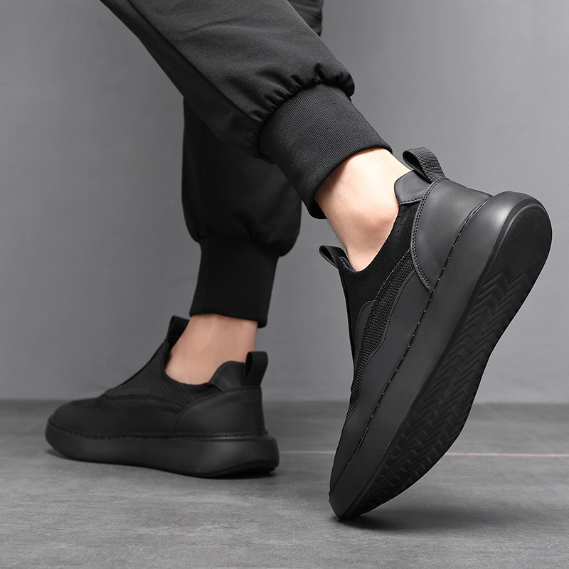 Atmungsaktive Slip-On-Freizeitschuhe aus Mesh für Herren 4