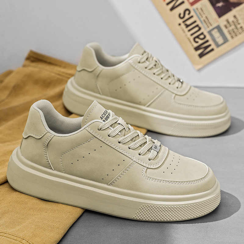 Men's Platform Breathable Lace-Up Casual Shoes 3