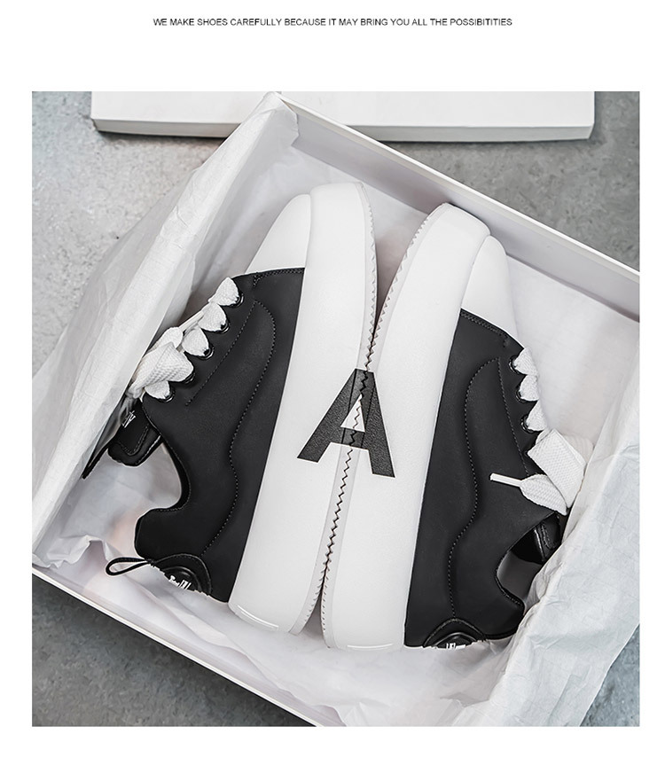 Chaussures casual unisexes à plateforme et lacets style chunky detail 14
