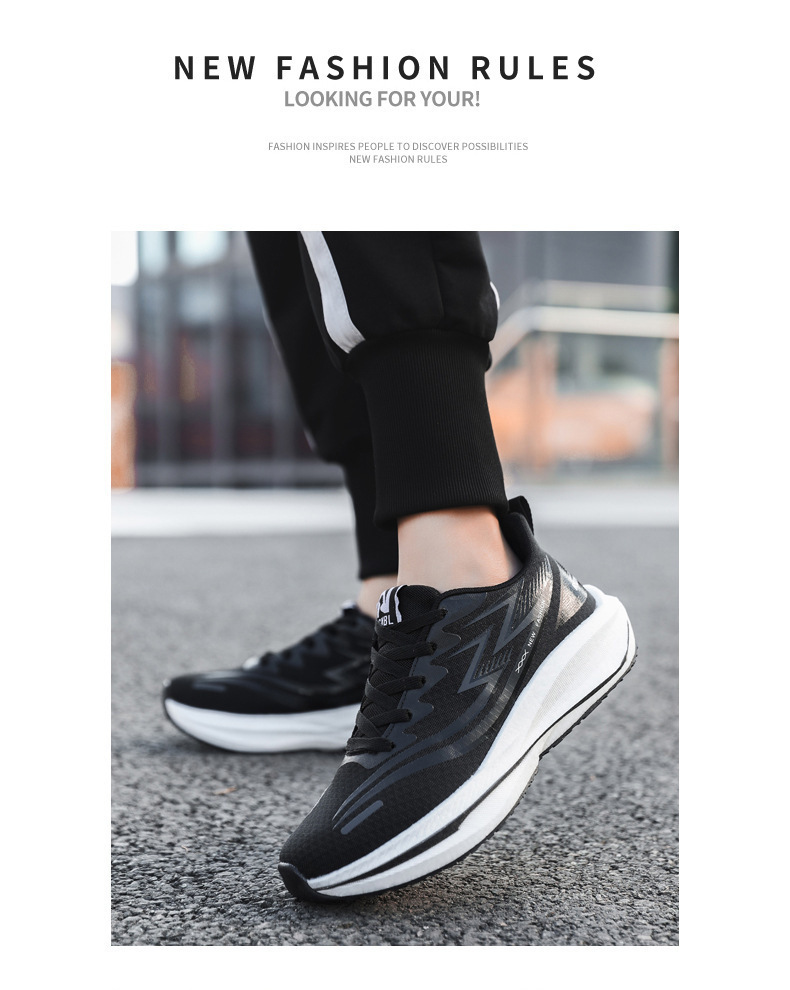 Scarpe da corsa unisex leggere e traspiranti con lacci detail 4