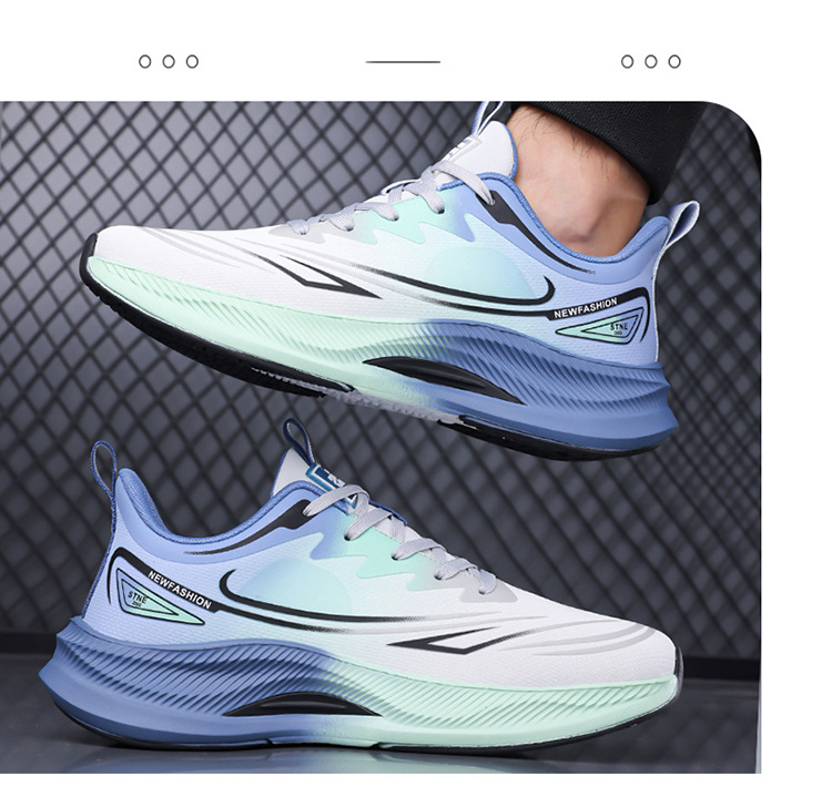 Atmungsaktive gedämpfte Herren-Laufschuhe detail 2