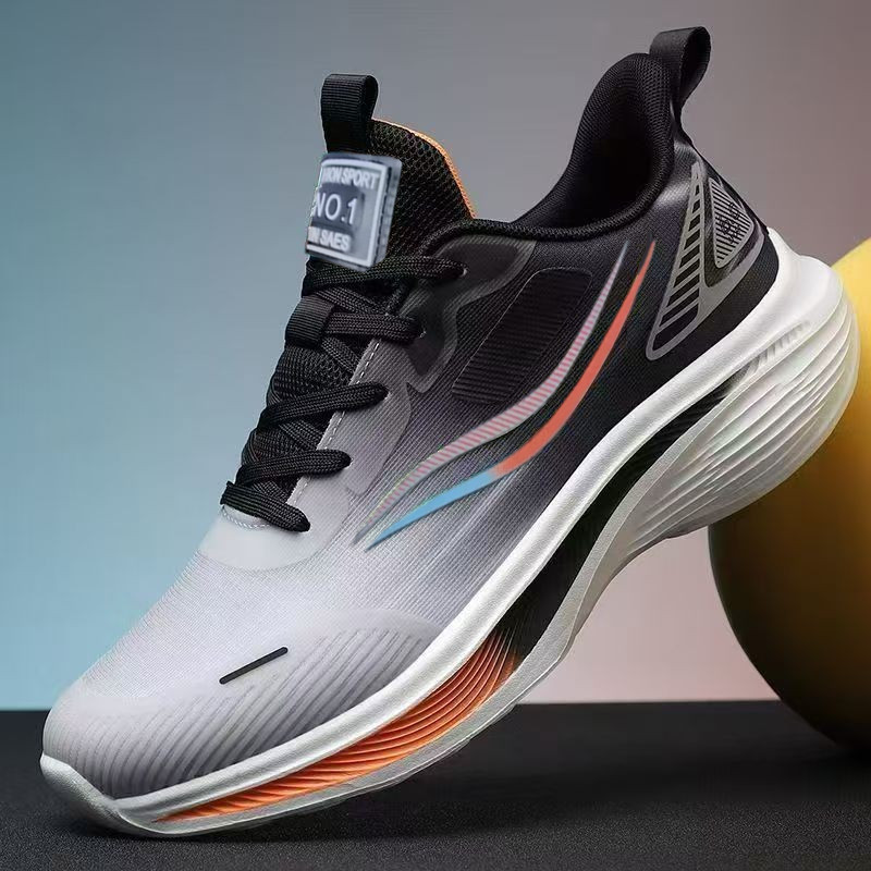 Ademende mesh hardloopschoenen met demping voor heren detail 4