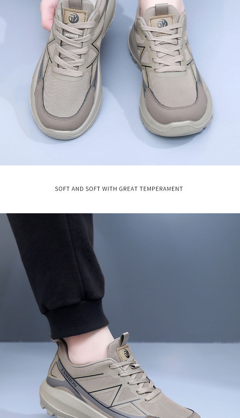 Atmungsaktive, gedämpfte Plateau-Sneaker für Herren detail 2
